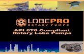 API 676 Compliant Rotary Lobe Pumps - lobepro.comlobepro.com/pdf/API-brochure-April2018-EMAIL.pdf · API 676 Compliant Rotary Lobe Pumps 2610 Sidney Lanier Drive • Brunswick, Georgia,