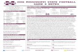 Game 8 Notes vs. Samford - Mississippi State Bulldogs … · @HAILSTATEFB HAILSTATE.COM FACEBOOK.COM/HAILSTATEFB No one has had more of a profound impact on shaping Mississippi State
