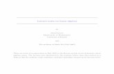 Lecture notes on linear algebra - Department of … · 2017-06-15 · Lecture notes on linear algebra by ... The exercises are not all at the end of the lecture; they’re scattered