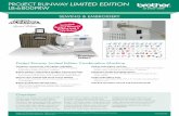 PROJECT RUNWAY LIMITED EDITION LB-6800PRW - brother-usa.com · Project Runway Limited Edition ... LB-6800PRW — the only Project Runway machine to ... Project Runway custom fashion