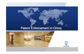 Patent Enforcement in China - Medicon Valley Alliancemva.org/.../2015/01/IP-enforcement-in-China-Kan-Zu.pdf · Inner Mongolia Mengniu Dairy Co., ... Astellas Pharma Co., Ltd. vs.