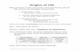 Origins of Life - Austin Community College District 1409/1409lecnotes/LNExamI/Origins of... · Life, Biodiversity, History: Origins of Life, Ziser, Lecture Notes, 2009 2 all forms