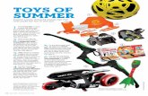 TOYS OF SUMMER - Toy Booktoybook.com/famcir.pdf · with the futuristic Maisto Tech Cyklone360, a tricked-up mini radio-controlled motorcycle. ... even plating tips. Sorry, Gordon