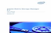 Intel® Matrix Storage Manager 8 - Intel | Data Center ... · Intel® Matrix Storage Manager 8.x ... allows the storage driver to enable advanced Serial ATA features ... Serial ATA