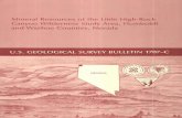 Mineral Resources of the Little High Rock Canyon … · Canyon Wilderness Study Area, Humboldt and Washoe Counties, Nevada U.S. GEOLOGICAL SURVEY BULLETIN 1707-C. Chapter C Mineral
