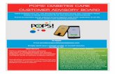POPS! DIABETES CARE CUSTOMER ADVISORY BOARDmnhealthactiongroup.org/.../03/HR-Advisor-Board-Flyer_5Mar2018-1.pdf · POPS! DIABETES CARE CUSTOMER ADVISORY BOARD About POPS! Diabetes