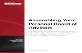 Assembling Your Personal Board of Advisors - MIT …ilp.mit.edu/media/news_articles/smr/2015/56314Wx.pdf · Yan Shen Richard D. Cotton Kathy E. Kram Assembling Your Personal Board