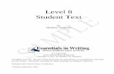 Level 8 Student Text · 2018-04-09 · Look at Lesson 4A worksheet(s). 2. Watch Video Lesson 4. ... FROM THE PLAN Lesson 27 ... Lesson 11 – Using Imagery in Writing ...