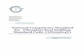 National Competency Standard for FRONT OFFICE ...tvet.gov.mv/wp-content/uploads/2015/07/Fiberglass-Boat-Building.pdf · National Competency Standard for Fiberglass boat building ...
