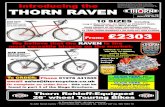 SIZE 530S Shown with DROP BAR Upgrade, Long & … · consequently the prices, or offers, in this printed Introducing the THORN RAVEN Issue 36 WINTER 2018 Thorn Rohloff-Equipped 26"