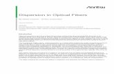 Dispersion in Optical Fibers - dl.cdn-anritsu.com · Dispersion in Optical Fibers By Gildas Chauvel ... Therefore, chromatic dispersion measurement is essential in the field to verify
