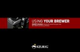 USING YOUR BREWER - 3gorillas.com · 4 5 table of ContentS KEURIG® GOURMET SINGLE CUP HOME BREWING SYSTEM Model B31 MINI PLUS Using Your Brewer SECTiON 1—Brewer Overview ...