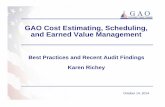 GAO Cost Estimating, Scheduling, and Earned Value Managementwashingtoniceaa.com/files/presentations/GAO Cost-Schedule-EVM... · GAO Cost Estimating, Scheduling, and Earned Value Management