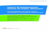 Impact Of Supplementary Schools On Pupils’ Attainmentdera.ioe.ac.uk/810/1/DCSF-RR210.pdf · 3 Impact Of Supplementary Schools On Pupils’ Attainment: An Investigation Into What