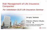 Risk Management of Life Insurance Companies - OLIS · Risk Management of Life Insurance Companies ... Different business models ... incorrect or defective operation, and