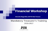 Financial Workshop - Maryland PTA Website€¦ · Financial Workshop Alexandria ... Prepare Annual Financial Report ... Principles & Procedures of PTA Financial Management. 2016-2017