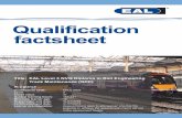 Title: EAL Level 3 NVQ Diploma in Rail Engineering …eal.org.uk/PDF/Rail/601_0196_9_fs.pdf · Title: EAL Level 3 NVQ Diploma in Rail Engineering Track Maintenance (QCF) At a glance
