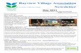 Bayview Village Association ' It's better in Bayview ... Newsletter 1105.pdf · ' It's better in Bayview Village ' May 2011 Newsletter Editor: Judi Codd 416-225-5162 Email codd.judi@gmail.com