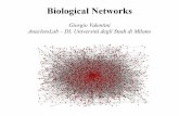 Biological Networks - unimi.it · •Biological networks are fundamental tools in the context ... To maintian their dynamic equilibrium (homeostasis)