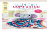 SKILL LEVEL use your Þ yarn kit Elephant Comforter · use your yarn kit PLUS stuffing, spare black yarn SIZE Elephant: 6.5cm height x ... Using 3.5mm hook and Crisp Lilac make a