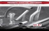PNEUMATIC CONVEYING COMPONENTS - h … · a high-performance company tubing, pipe, bends, couplings & fittings h-p products is certified to iso 9001:2008 pneumatic conveying components