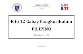 FILIPINO - gawanititser.com · Deskripsyon ng Batayang Konseptuwal na Balangkas sa Pagtuturo ng Filipino K-12 Pangkalahatang layunin ng Kurikulum ng K to 12 ang makalinang ng …