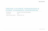 SNOW LICENSE MANAGER 8 CORE CHANGES OVERVIEW · SNOW LICENSE MANAGER 8 CORE CHANGES OVERVIEW Product Snow License Manager Version 8.0 Document date 2016-05-16 . ... 3.1 METRICS AND