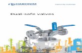 Dual-safe valves - habonim.com · NACE MR0103/ISO 17945:2015 Metallic materials resistant to sulfide stress cracking in corrosive petroleum refining environments EN 12266-1:2012,