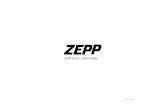 user guide zepp golf · swing you are analyzing captured by the Zepp sensor. The metrics within the dashboard view comprise of the algorithm that makes up your Swing Score.
