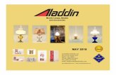 MAY 2018 - aladdinlamps.comaladdinlamps.com/wp-content/uploads/2018/05/Aladdin-Catalog-May... · Aluminum Table Lamp with Brass Hardware (no shade) Brass Aluminum 3 Table 1Shatterproof
