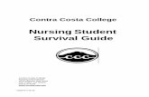 Nursing Student Survival Guide - contracosta.edu€¦ · Updated 3-15-18 Table of contents I. Getting Ready for the Nursing Program Prerequisite courses: • Student recommendations