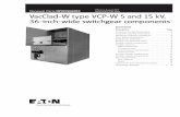 Effective August 2011 VacClad-W type VCP-W 5 and … · Effective August 2011 VacClad-W type VCP-W 5 and 15 kV, 36-inch-wide switchgear components EATON CORPORATION Procedure for