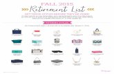 Retirement List - Amazon Web Servicesassets.email.thirtyone.s3.amazonaws.com/...2015-retirement-list-us.pdf · Retirement List GET THESE STYLES BEFORE THEY’RE GONE! To make room