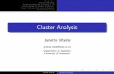 Cluster Analysis - uibk.ac.at · Introduction DistanceMeasures Formation ofGroups (Clusters)inCA Howtoobtain thenumber ofclusters? FurtherAnalysis oftheobtained clusters UsefulR-Commands