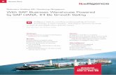Rickmers Holding AG, Hamburg/Singapore With SAP … · n Upgrade to SAP BW 7.4 on HANA n Dual-stack split (separate ABAP and Java Stack) n Upgrade and migration to HANA in one step