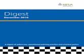 September 2008 Digest - North Yorkshire Police … · Digest December 2010 A digest of police law, ... Miah, Hussain and Younas [2010] EWCA Crim 2638 ... 1 November 2010.