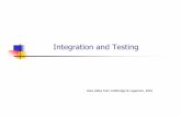 Integration and Testing - cs.rit.eduhpb/Scia/Bridge_2005/intro_se... · Software Engineering I – SE361 Testing phases: V model Requirements Specifications Design Detailed Design
