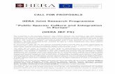 “Public Spaces: Culture and Integration in Europe … · The beneficiaries of this Call are eligible researchers located in the HERA JRP PS ... “Public Spaces: Culture and Integration