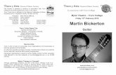 Martin Bickerton - truro3arts.co.uk Bickerton.pdf · quotes happened organically as I was practising many of Tansman's works on the guitar whilst composing Homage.