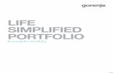 LIFE SIMPLIFIED PORTFOLIO - Gorenjestatic14.gorenje.com/files/default/markets/UK/catalogues/Discover... · Gorenje Group has been bringing joy to users from across the globe for more