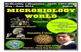Microbiology World May June 2014 ISSN 2350 - 8774microbiologyworld.com/wp-content/uploads/2014/10/Microbiology... · Medical importance of medicinal plants ... Ecology is the scientific