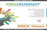 PAKISTAN’S PREMIER HR EVENT HRMSUMMIT · Rethinking Human Resources in a VUCA World VUCA Times: How Central is “Talent” to my Business Strategy? ... brochure.cdr Author: Faisal