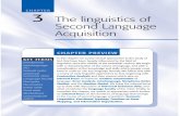 CHAPTER 3 The linguistics of Second Language … · Early approaches to SLA The linguistics of Second Language Acquisition 33. procedures are still incorporated in more recent approaches,