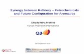 Synergy between Refinery Petrochemicals and Future ... · Synergy between Refinery – Petrochemicals and Future Configuration for Aromatics Shailendra Mohite Kuwait Petroleum ...