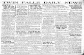 Twir N gA LLS DAIL - Twin Falls Public Librarynewspaper.twinfallspubliclibrary.org/files/TWIN-FALLS-DAILY-NEWS... · ' ing the Case the BoisKgWlci Gajned Coatrol - ' ... (Special