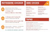 elpolloguapo.com · rotisserie chicken hot, juicy, and always handsome side chicks ever changing, always delicious solo meal share comes with your choice of sauce,