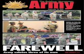 FAREWELL - Department of Defence€¦ · FAREWELL Army salutes three of its own See pageS 2-3 Goodbye: The bearer party escorts the gun carriage with LCpl Jared MacKinney’s coffin