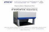 Horizontal Laminar Flow Cabinet FH/DFH-Series · Operation Manual for Horizontal Laminar Flow Cabinet FH/DFH-Series. Laboratory Equipment Manufacturer . Title: COVER Author: rina