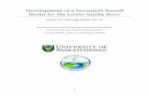 Development of a Snowmelt Runoff Model for the … · 1 Development of a Snowmelt Runoff Model for the Lower Smoky River Centre for Hydrology Report No. 13 . John Pomeroy, Kevin Shook,