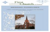 WEDDING GUIDELINES - Clover Sitesstorage.cloversites.com/firstcongregationalchurch1/documents... · Wedding Guidelines REV. ... minister celebrating your service. ... The church can